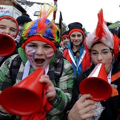 Bomben-Stimmung beim Super G der Herren