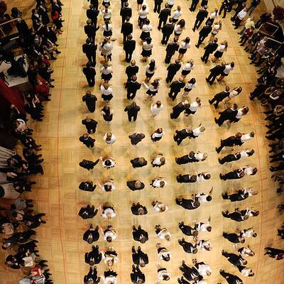 Opernball 2013: Generalprobe der Eröffnung