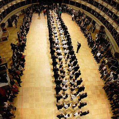 Opernball 2013: Generalprobe der Eröffnung