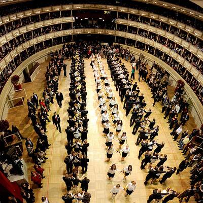 Opernball 2013: Generalprobe der Eröffnung