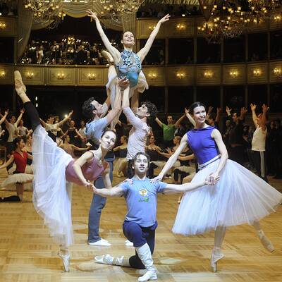 Opernball 2013: Generalprobe der Eröffnung