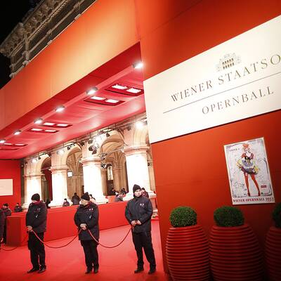 Jacqui Lugner und Helmut Werner