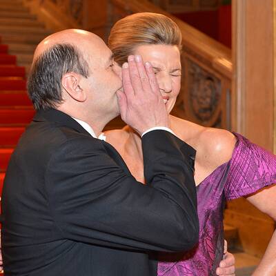 Jacqui Lugner und Helmut Werner