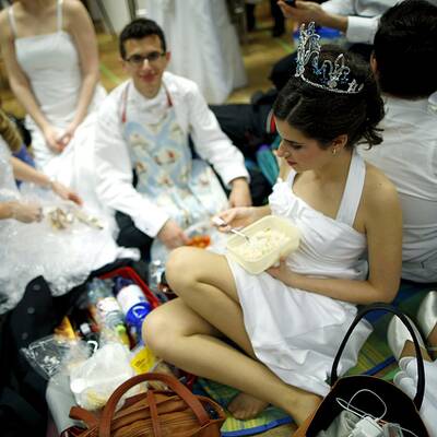 Jacqui Lugner und Helmut Werner