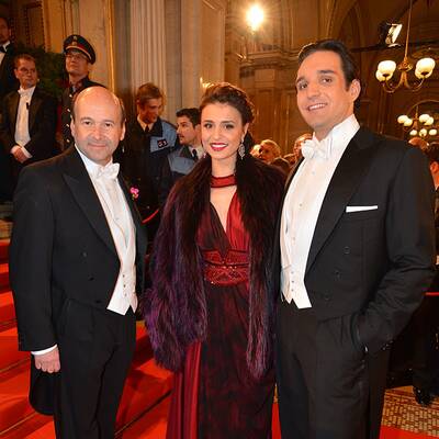 Jacqui Lugner und Helmut Werner