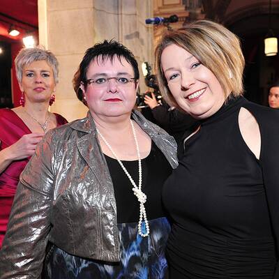 Jacqui Lugner und Helmut Werner