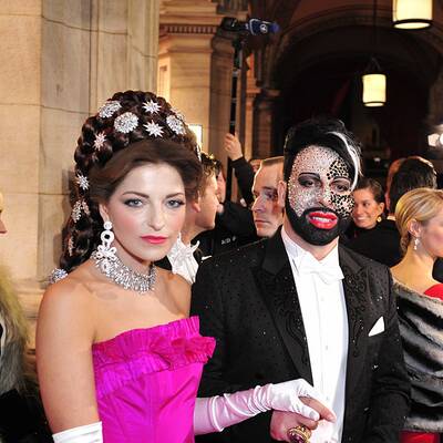 Jacqui Lugner und Helmut Werner