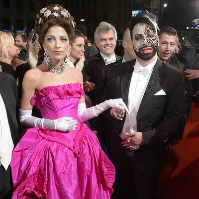 Jacqui Lugner und Helmut Werner