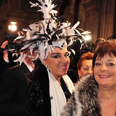 Jacqui Lugner und Helmut Werner