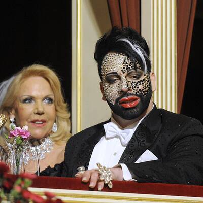 Jacqui Lugner und Helmut Werner