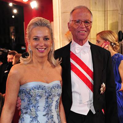 Jacqui Lugner und Helmut Werner