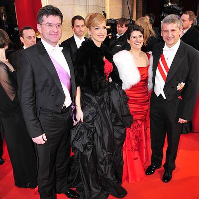 Jacqui Lugner und Helmut Werner