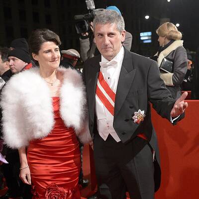 Jacqui Lugner und Helmut Werner