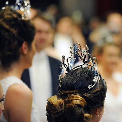 Jacqui Lugner und Helmut Werner