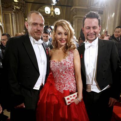 Jacqui Lugner und Helmut Werner