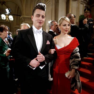 Jacqui Lugner und Helmut Werner