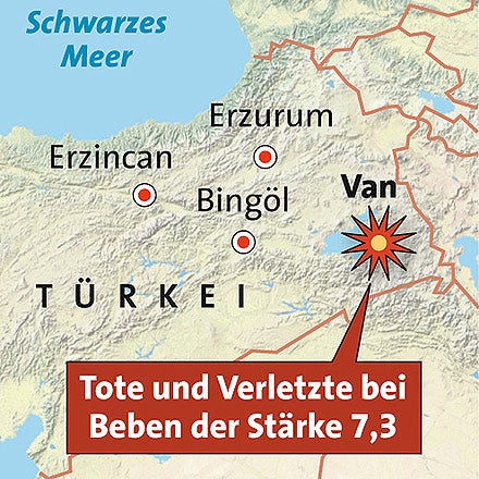 Erdbeben in Türkei