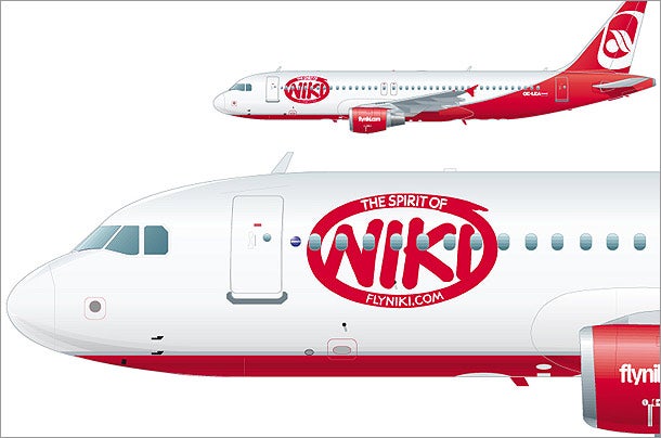 FlyNiki neues Design Air Berlin