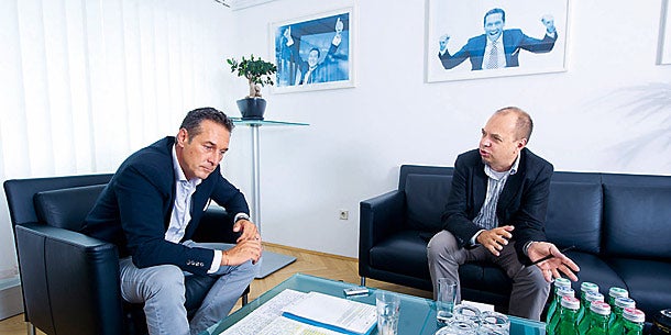 HC Strache  / Schröder / Interview