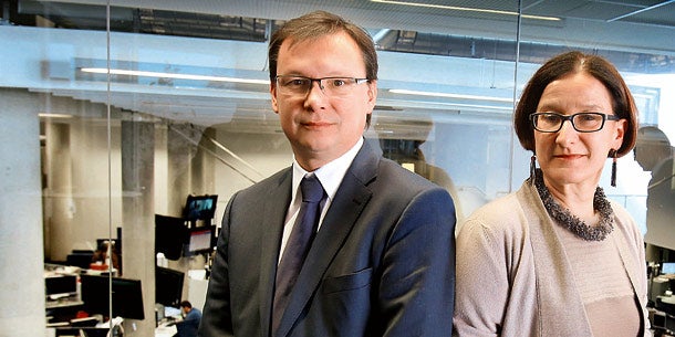 Norbert DARABOS & Johanna MIKL-LEITNER im ÖSTERREICH-Newsroom