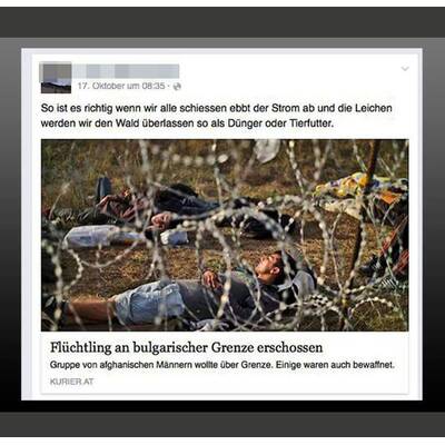 Hemmungslose Hetze gegen Flüchtlinge 