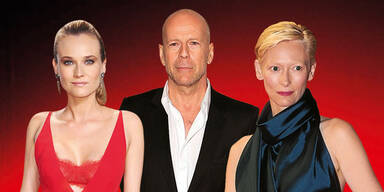 Cannes, Bruce Willes, Tilda Swinton, Diana Kruger