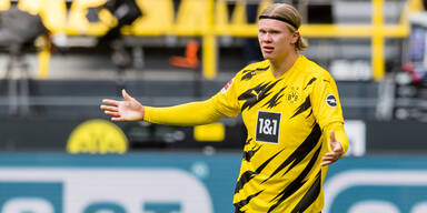 Dortmund-St&uuml;rmer Erling Haaland