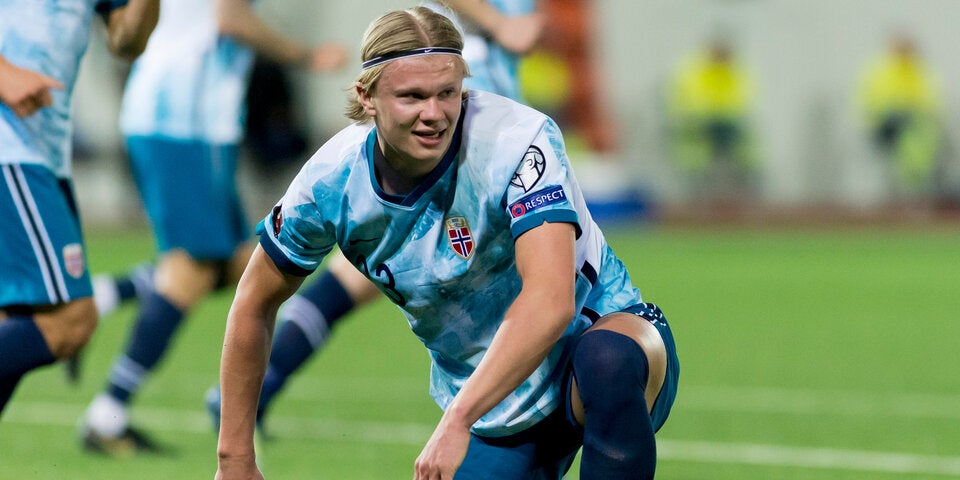 Erling Haaland im Einsatz für Norwegen