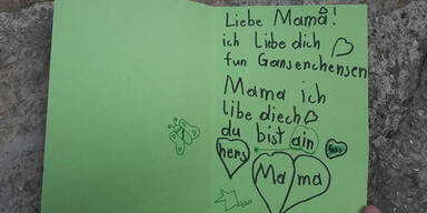 Hadishat schrieb berührende Muttertagskarte