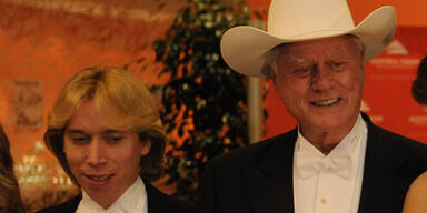 Helmut Werner und Larry Hagman