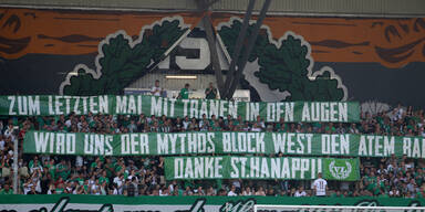 Rapid lädt zur St.-Hanappi-Abrissparty 