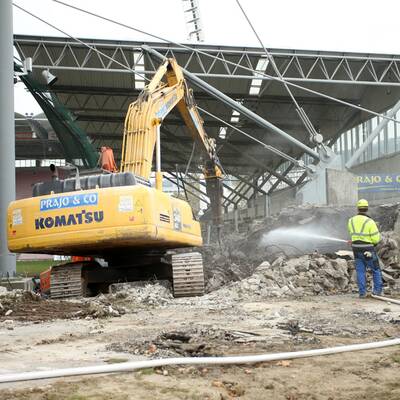 Hier wird das Hanappi-Stadion abgerissen