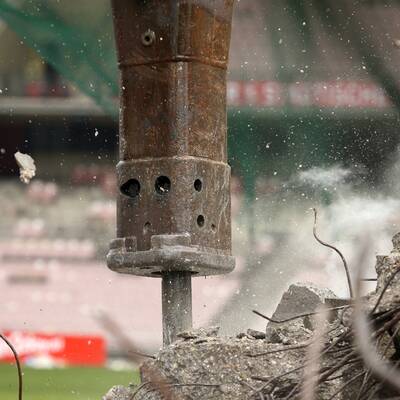 Hier wird das Hanappi-Stadion abgerissen