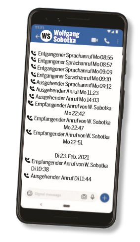 Sobotka 12 Mal auf Handy von Pilnacek