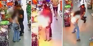 Handy-Explosion: Einkaufsbummel wird zur Feuer-Show