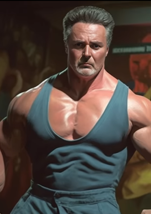 Politiker Muskelprotze