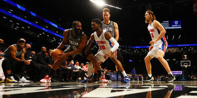 Nets-Star Harden zieht mit Legende Bird gleich