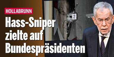 Hass-Sniper zielte auf Bundespräsidenten