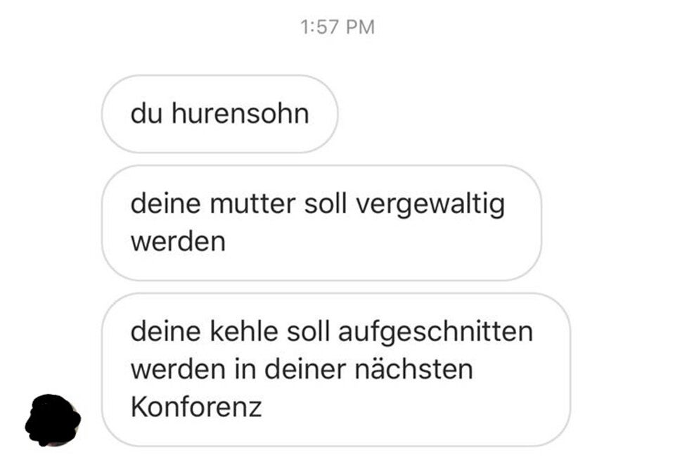 Hofer veröffentlicht Mord-Drohungen gegen seine Person