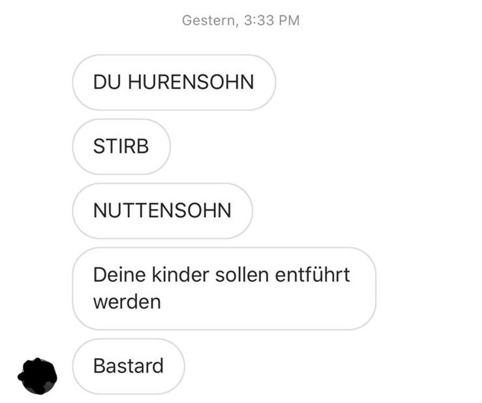 Hofer veröffentlicht Mord-Drohungen gegen seine Person