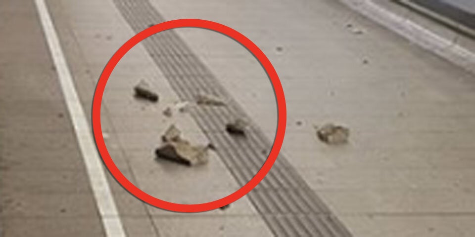 Rätsel um herabstürzende Hauptbahnhof-Teile gelöst