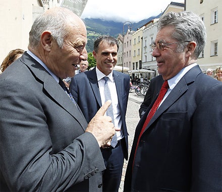 Heinz Fischer Luis Durnwalder Südtirol