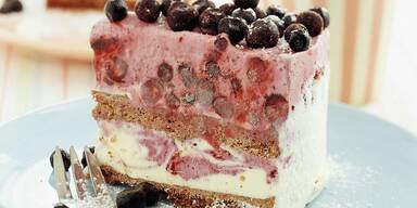 Heidelbeer-Eistorte