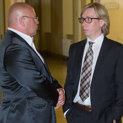 Helmut Werner vor Gericht