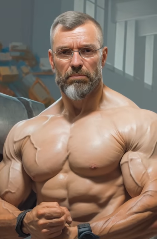 Politiker Muskelprotze