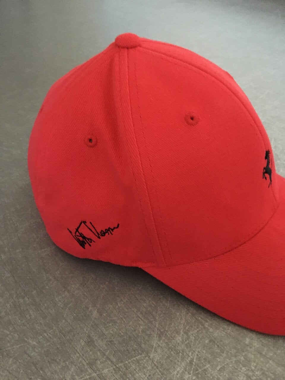 Heribert Kaspers Original-Unterschrift. 