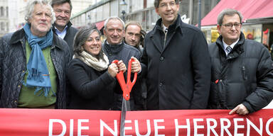 Herrengasse ist ab sofort Begegnungszone