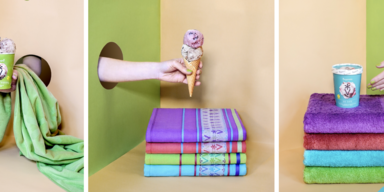 Vossen x Veganista: Kunterbunte Towel-Kollektion