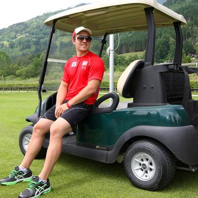 Golftraining der ÖSV-Stars