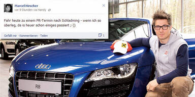 Die Fotos: Das zerstörte Hirscher-Auto